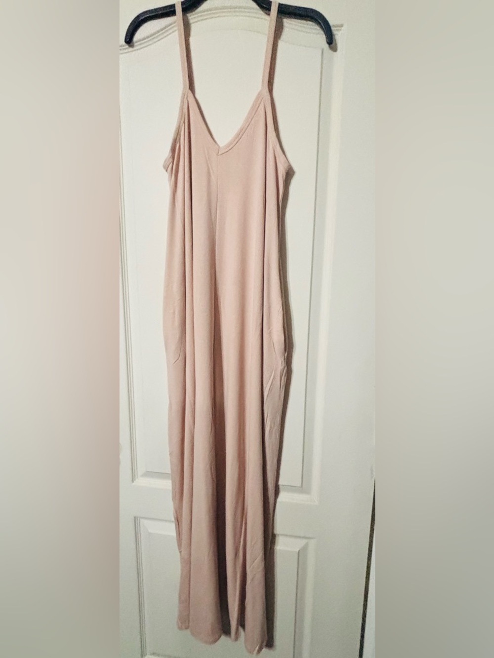 Zenana Outfitters Blush Pinkish Tan Tank Dress Medium
